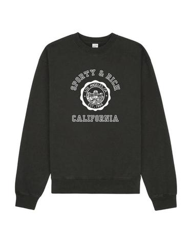 [해외직구] 26SS 스포티앤리치 긴팔 티셔츠 ST07164508 Black