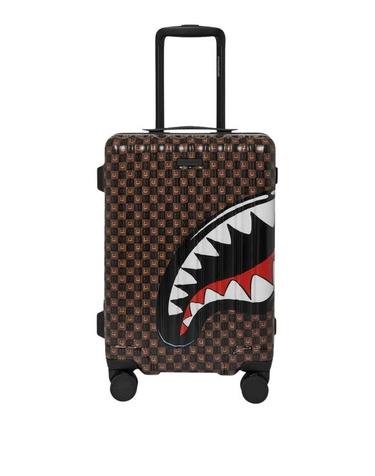 [해외직구] 26FW 스프레이그라운드 캐리어 CL327SHARKSINPARISWTFBUBBLE BROWN