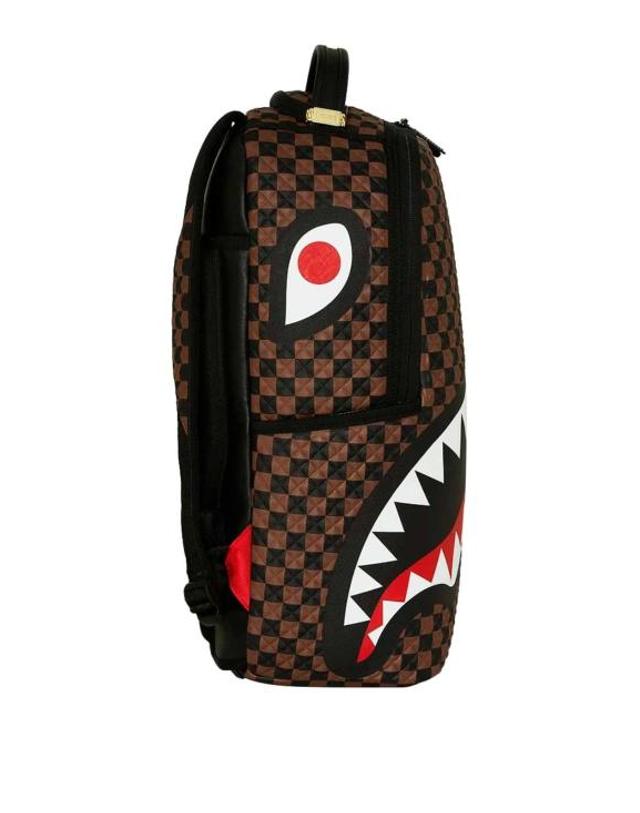 스프레이그라운드 [해외직구] 26FW 스프레이그라운드 백팩 B8744SHARKSINPARISPYRAMID BROWN 착용컷