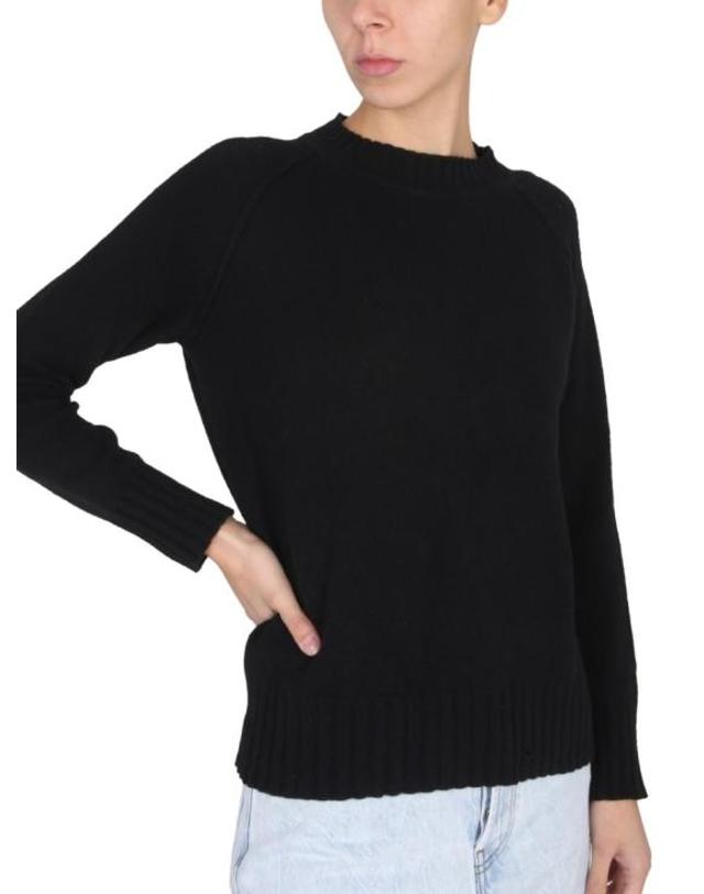 스테파노 모르타리 [해외직구] 21FW 스테파노 모타리 스웨터 24024 006 Black 착용컷
