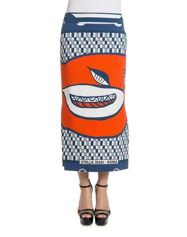 [해외직구] 17SS 스텔라진 미디 스커트 71J7322135 Multicolour