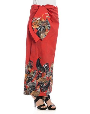 [해외직구] 17SS 스텔라진 롱 스커트 71J5511300 Red