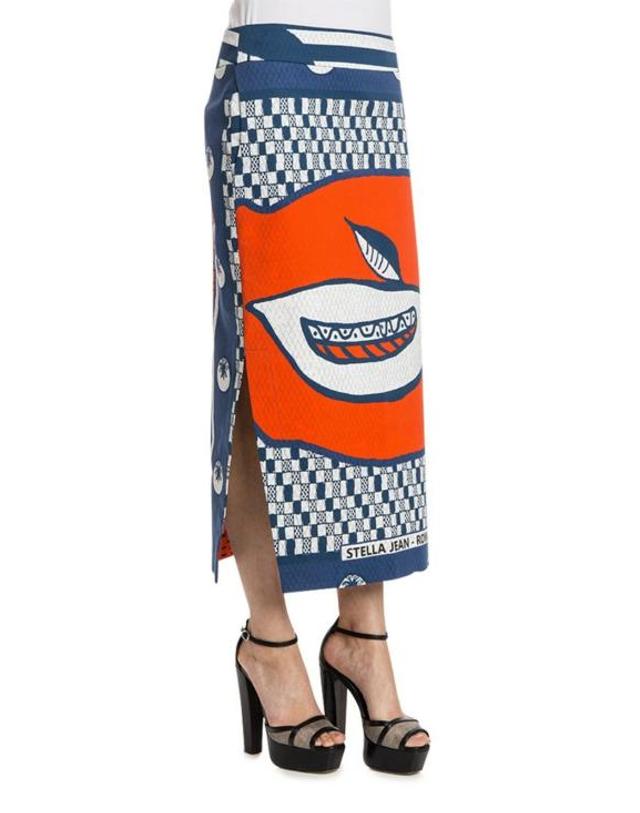 스텔라진 [해외직구] 17SS 스텔라진 미디 스커트 71J7322135 Multicolour 착용컷
