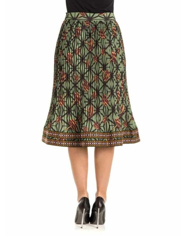 스텔라진 [해외직구] 17FW 스텔라진 미디 스커트 JG00181T93270063 Green 착용컷