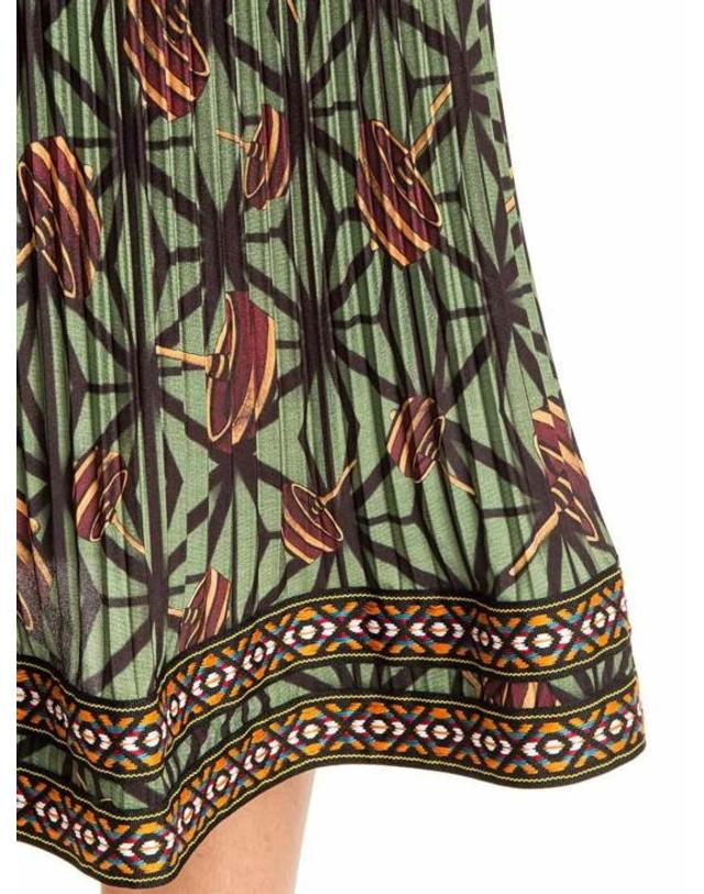 스텔라진 [해외직구] 17FW 스텔라진 미디 스커트 JG00181T93270063 Green 착용컷