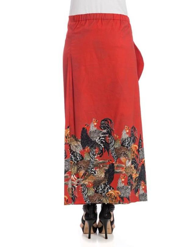 스텔라진 [해외직구] 17SS 스텔라진 롱 스커트 71J5511300 Red 착용컷