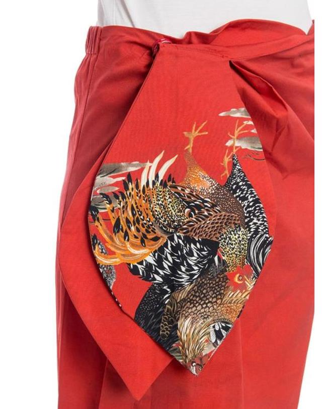 스텔라진 [해외직구] 17SS 스텔라진 롱 스커트 71J5511300 Red 착용컷