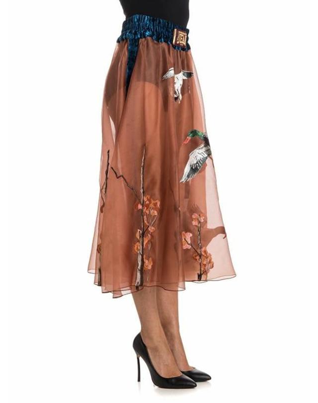 스텔라진 [해외직구] 17FW 스텔라진 롱 스커트 JG00301T9127F69 Pink 착용컷
