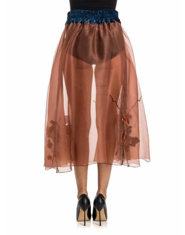 스텔라진 [해외직구] 17FW 스텔라진 롱 스커트 JG00301T9127F69 Pink 착용컷