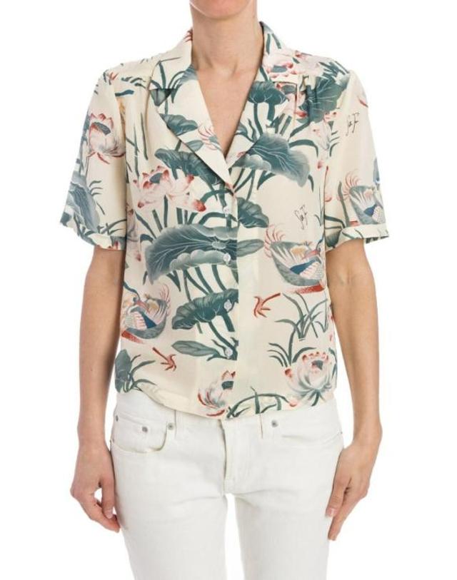 스텔라진 [해외직구] 17SS 스텔라진 블라우스 71J5239186 Cream 착용컷