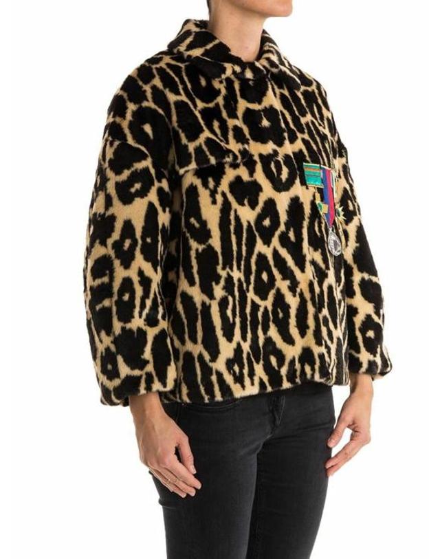 스텔라진 [해외직구] 17FW 스텔라진 코트 J300600M38246056 Animal Print 착용컷