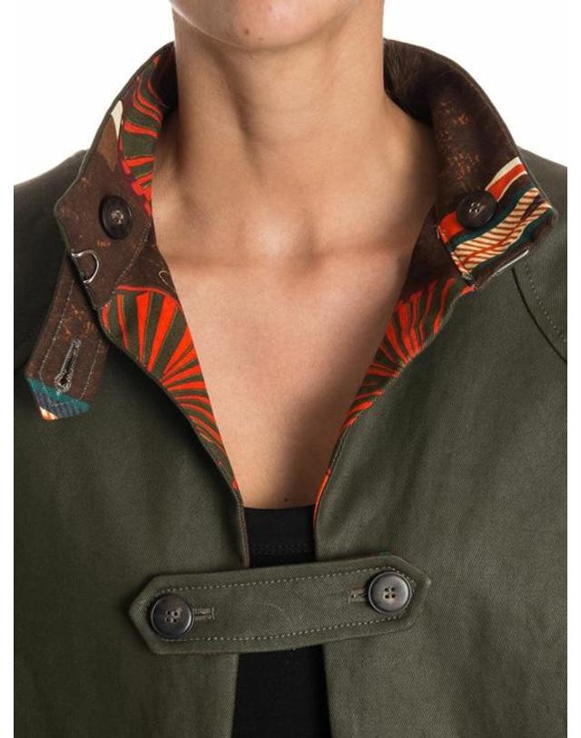 스텔라진 [해외직구] 17FW 스텔라진 케이프 JH00100T9255R79 Green 착용컷