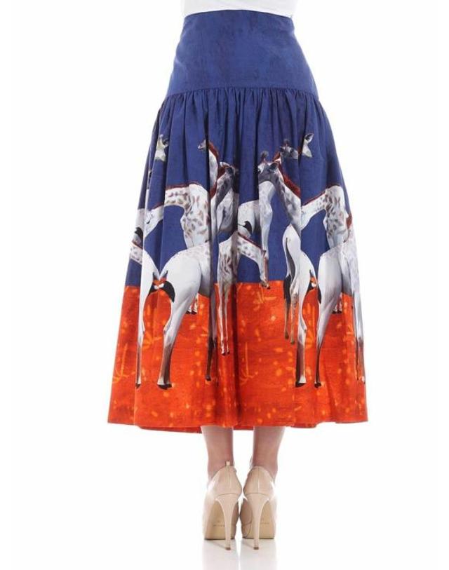 스텔라진 [해외직구] 18SS 스텔라진 롱 스커트 JG02680T95050088 Blue 착용컷