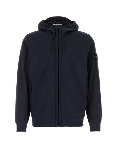 [해외직구] 26FW 스톤 아일랜드 소프트 쉘 R E.다이 테크놀로지 후드 자켓 윈드 앤 워터 레지스턴트 멤브레인 L2S15Q100004S0B22 V0020 Blue