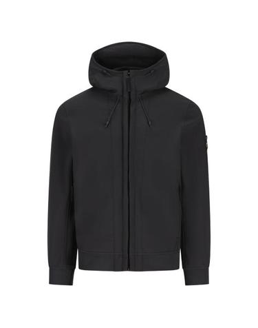 [해외직구] 26FW 스톤 아일랜드 소프트 쉘 R E.다이 테크놀로지 후드 자켓 윈드 앤 워터 레지스턴트 멤브레인 L2S15Q100004S0B22 V0029 BLACK