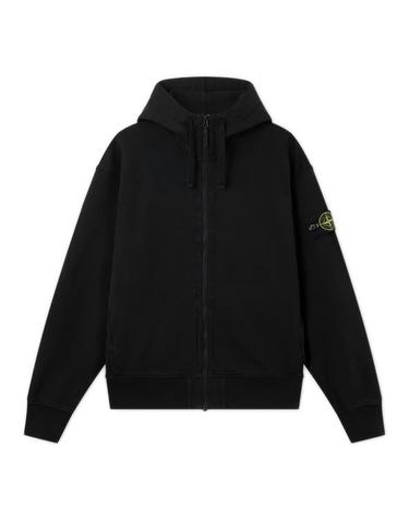 [해외직구] 26FW 스톤 아일랜드 오가닉 코튼 플리스 와펜 집업 후드 티셔츠 L2S156100009S0051V0029 NERO