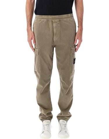 [해외직구] 26FW 스톤 아일랜드 와펜 밴딩 카고 팬츠 S153100033S00L1 V015G MILITARY GREEN