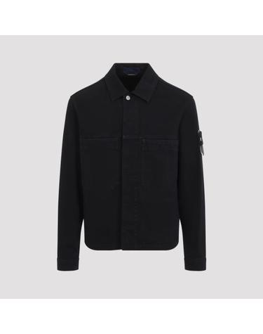 [해외직구] 26FW 스톤 아일랜드 블루 린스 버튼 디테일 코치 재킷 L2S144100006 S0J24 V0029 BLACK