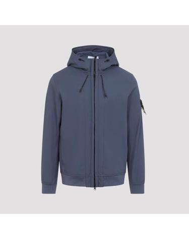 [해외직구] 26FW 스톤 아일랜드 소프트 쉘 R E.다이 테크놀로지 후드 자켓 윈드 앤 워터 레지스턴트 멤브레인 L2S15Q100004 S0B22 V002E SLATE BLU