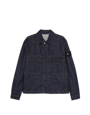 [해외직구] 26FW 스톤 아일랜드 안티드롭 코치 데님 재킷 L2S144100006 S00J7VJ201 DARK BLUE