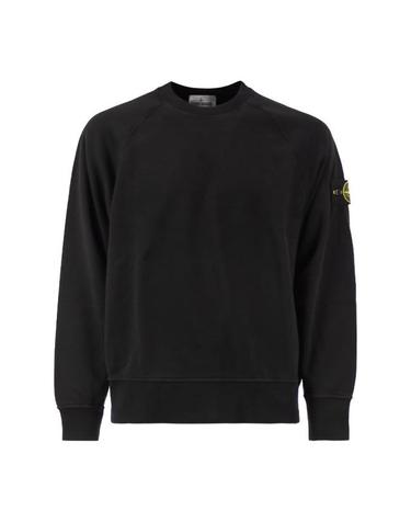 [해외직구] 26FW 스톤 아일랜드 오가닉 코튼 플리스 오버사이즈핏 크루넥 스웨트셔츠 L2S156100008S0051V0029 NERO