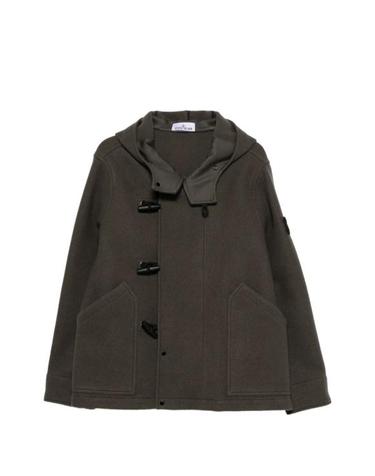 [해외직구] 26FW 스톤 아일랜드 헤비 멜톤 울 캐시미어 쇼트 파카 L2S154100039S0453V0062 GRIGIO