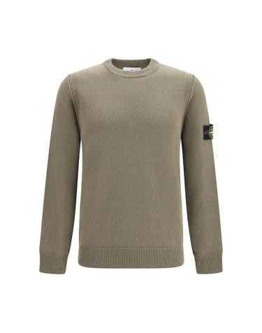 [해외직구] 26FW 스톤 아일랜드 램스울 립드 트림 레귤러 핏 크루넥 점퍼 L2S155100072S00A3V005G VERDE