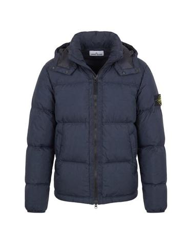 [해외직구] 26FW 스톤 아일랜드 매트 립스탑 코듀라 어드밴스드 패브릭스 디테처블 후드 티어 레지스턴트 다운 자켓 L2S154100013S0483 V0020 BLUE