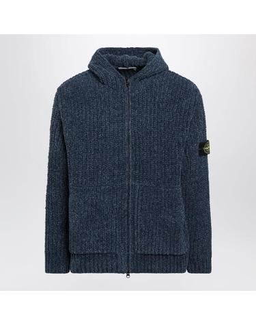 [해외직구] 26FW 스톤 아일랜드 물랭 코튼 셰닐 루즈핏 후드 집업 물랭 코튼 셰닐 루즈핏 후드 집업 S155100065S0N16 Blue