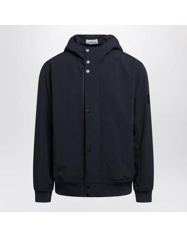[해외직구] 27SS 스톤 아일랜드 라이트 소프트 쉘 R E.다이 테크놀로지 리사이클 폴리에스터 후드 자켓 S154100118S0A22 V0020 BLUE