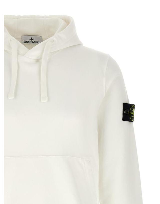 스톤아일랜드 [해외직구] 26SS 스톤 아일랜드 후드 티셔츠 ST328367BM WHITE 착용컷
