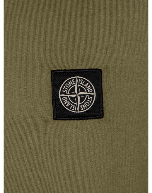 스톤아일랜드 [해외직구] 26FW 스톤 아일랜드 반팔 티셔츠 2100027 S0013V005G Military green 착용컷