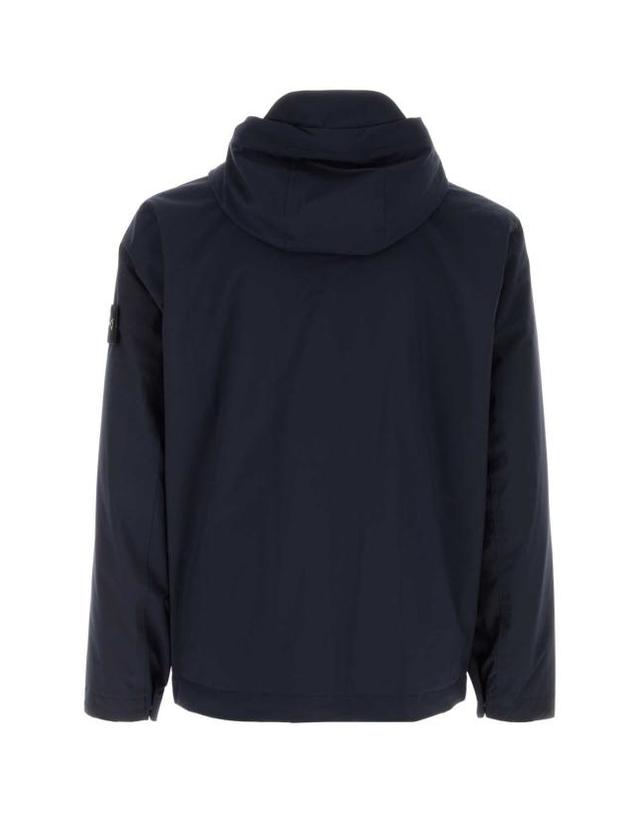 스톤아일랜드 [해외직구] 26FW 스톤 아일랜드 소프트 쉘 R E.다이 테크놀로지 후드 자켓 L2S154100108S0A27 V0020 NAVY 착용컷
