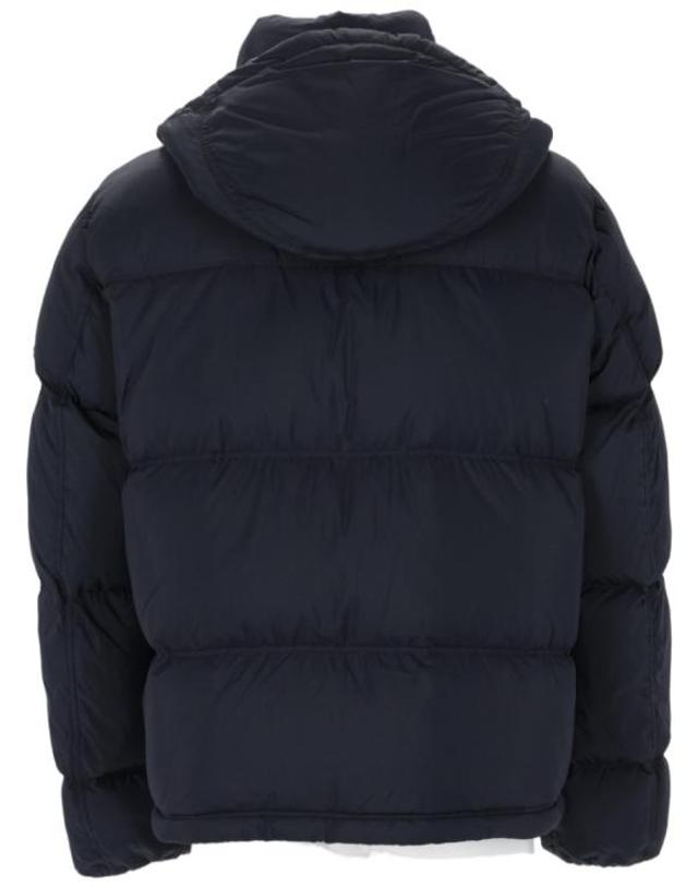 스톤아일랜드 [해외직구] 스톤 아일랜드 매트 립스탑 코듀라 어드밴스드 패브릭스 디테처블 후드 티어 레지스턴트 다운 자켓 L2S154100013 S0483V0020 Black 착용컷
