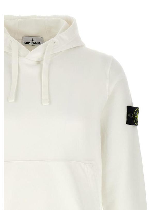 스톤아일랜드 [해외직구] 스톤 아일랜드 후드 티셔츠 LDL1S156100062S0051V0001 WHITE 착용컷