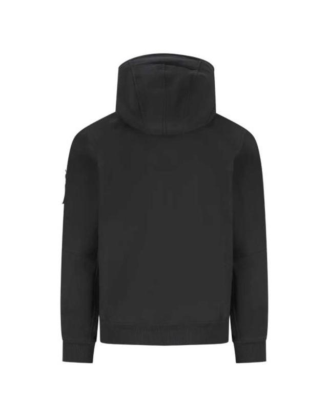 스톤아일랜드 [해외직구] 26FW 스톤 아일랜드 소프트 쉘 R E.다이 테크놀로지 후드 자켓 윈드 앤 워터 레지스턴트 멤브레인 L2S15Q100004S0B22 V0029 BLACK 착용컷