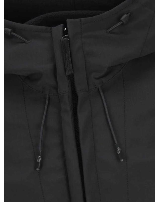 스톤아일랜드 [해외직구] 26FW 스톤 아일랜드 소프트 쉘 R E.다이 테크놀로지 후드 자켓 윈드 앤 워터 레지스턴트 멤브레인 L2S15Q100004S0B22 V0029 BLACK 착용컷