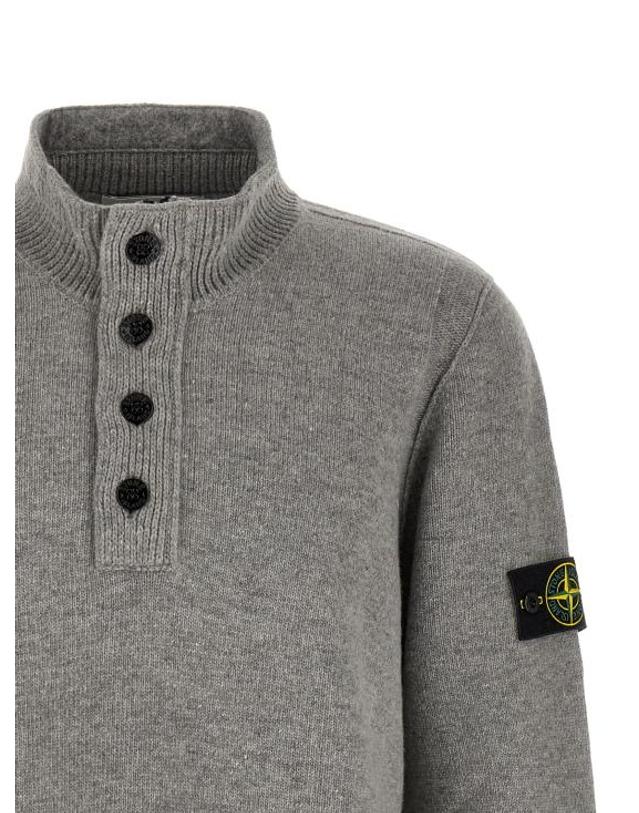 스톤아일랜드 [해외직구] 26FW 스톤 아일랜드 가디건 ST340052BM GRAY 착용컷