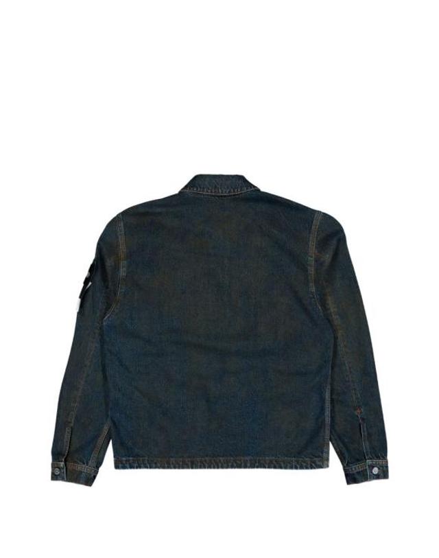 스톤아일랜드 [해외직구] 26FW 스톤 아일랜드 블루 린스 버튼 디테일 코치 재킷 L2S144100006S0J40VJ229 NAVY 착용컷