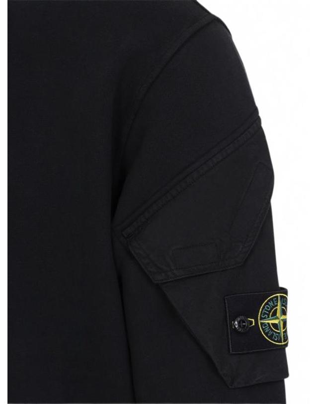 스톤아일랜드 [해외직구] 26FW 스톤 아일랜드 긴팔 티셔츠 S156100015S0A20 V0029 BLACK 착용컷