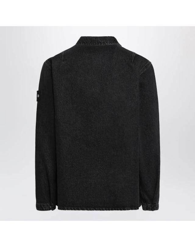 스톤아일랜드 [해외직구] 26FW 스톤 아일랜드 셔츠 S141200002S0J32 Black 착용컷