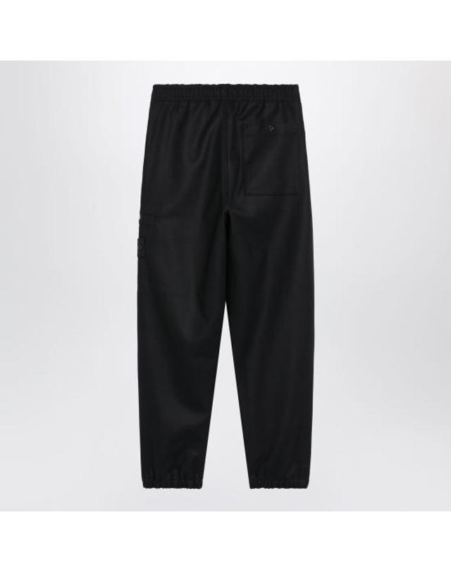 스톤아일랜드 [해외직구] 26FW 스톤 아일랜드 울 나일론 플란넬 S.I. 고스트 루즈핏 조거 팬츠 울 나일론 플란넬 S.I. 고스트 루즈핏 조거 팬츠 S153100024S0F24 Blue 착용컷