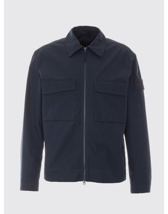 스톤아일랜드 [해외직구] 26FW 스톤 아일랜드 긴팔 셔츠 1200018S0F01 V0020 Navy 착용컷