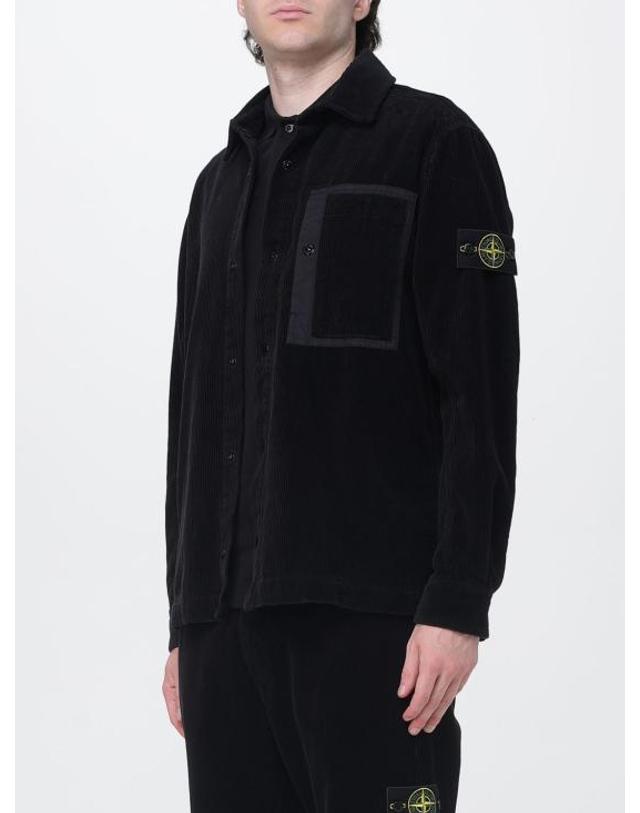 스톤아일랜드 [해외직구] 26FW 스톤 아일랜드 긴팔 셔츠 1200016S0212 V0029 Black 착용컷