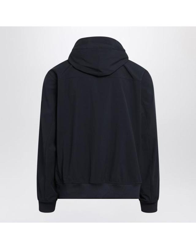 스톤아일랜드 [해외직구] 27SS 스톤 아일랜드 라이트 소프트 쉘 R E.다이 테크놀로지 리사이클 폴리에스터 후드 자켓 S154100118S0A22 V0020 BLUE 착용컷