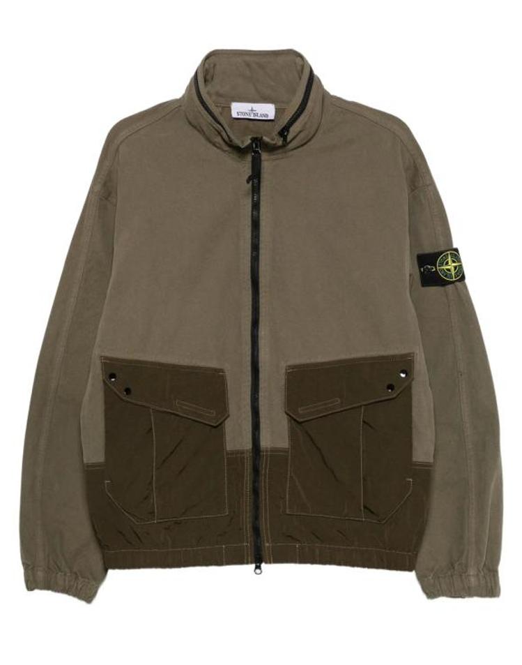 [해외] 26FW 스톤 아일랜드 코튼 나일론 오버셔츠 자켓 L2S151200039 S0482 V005G MILITARY GREEN EBVIXX71745