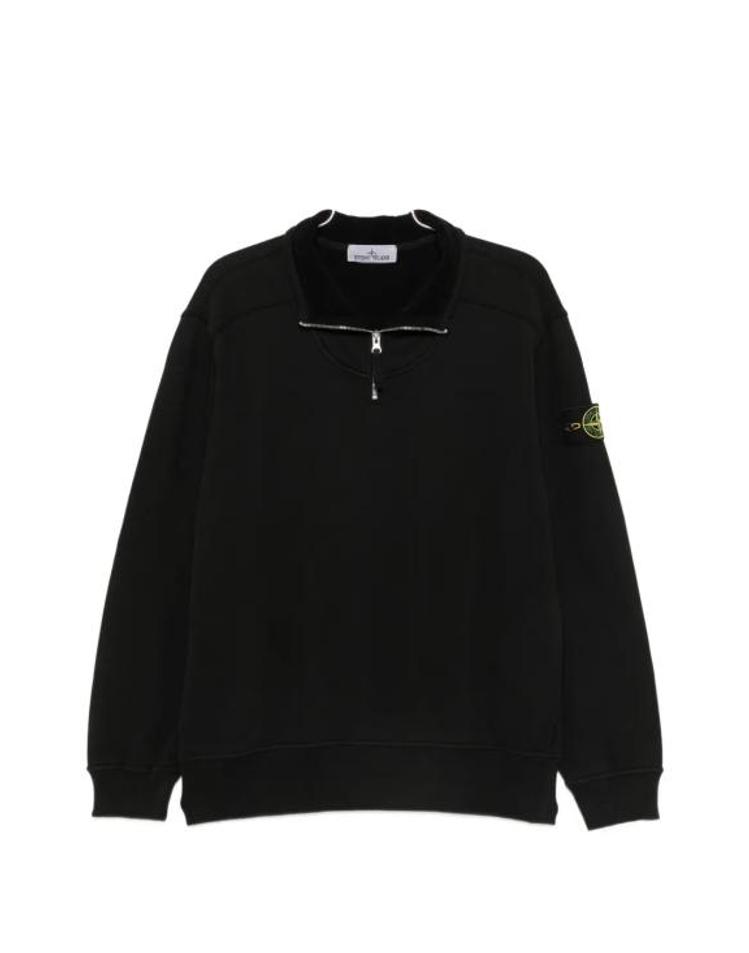 [해외] 26FW 스톤 아일랜드 레귤러 핏 하프지퍼 스웨트셔츠 L2S156100021S0A20 V0029 NERO EBVIXX76193