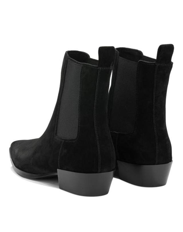 스트라테지아 [해외직구] 26FW 스트레티지아 부츠 A5900XVELOURNERO BLACK 착용컷