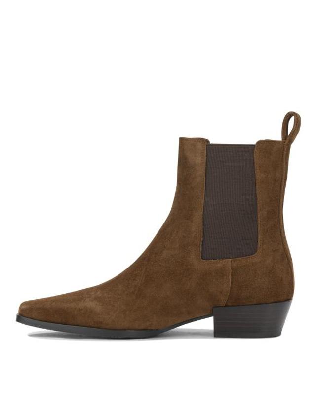 스트라테지아 [해외직구] 26FW 스트레티지아 부츠 A5900XVELOURSIGARO BROWN 착용컷