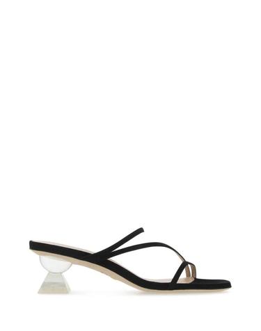 [해외직구] 22SS 스튜어트 와이츠먼 뮬 슬리퍼 SA503 BLK BLACK